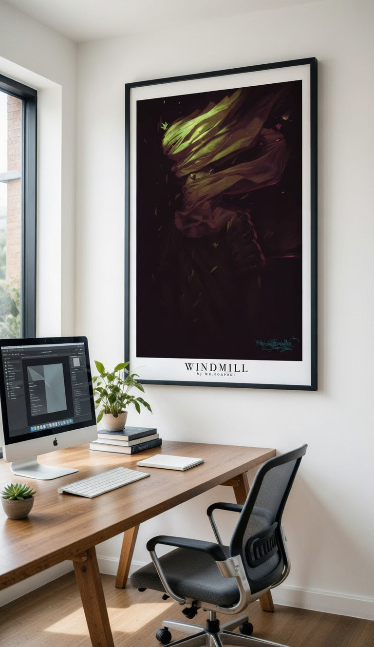 WINDMILL – Kinetic Energy Phantom Art | Contemporary Street Luxe Print