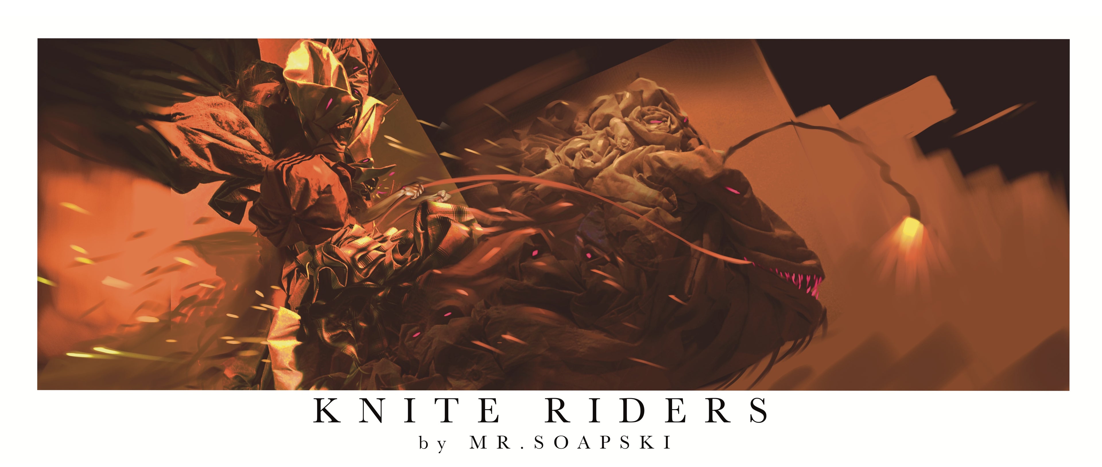 KNITE RIDERS/ fine art print