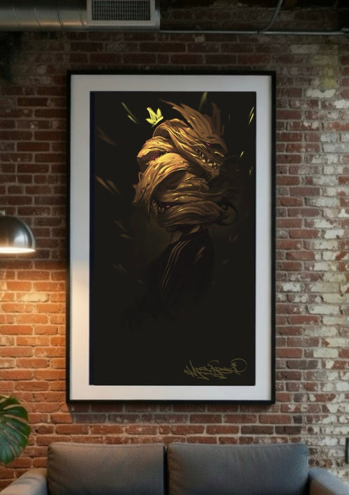 DRUG-ON-HEAD dark urban fine art print by MR.SOAPSKI ART