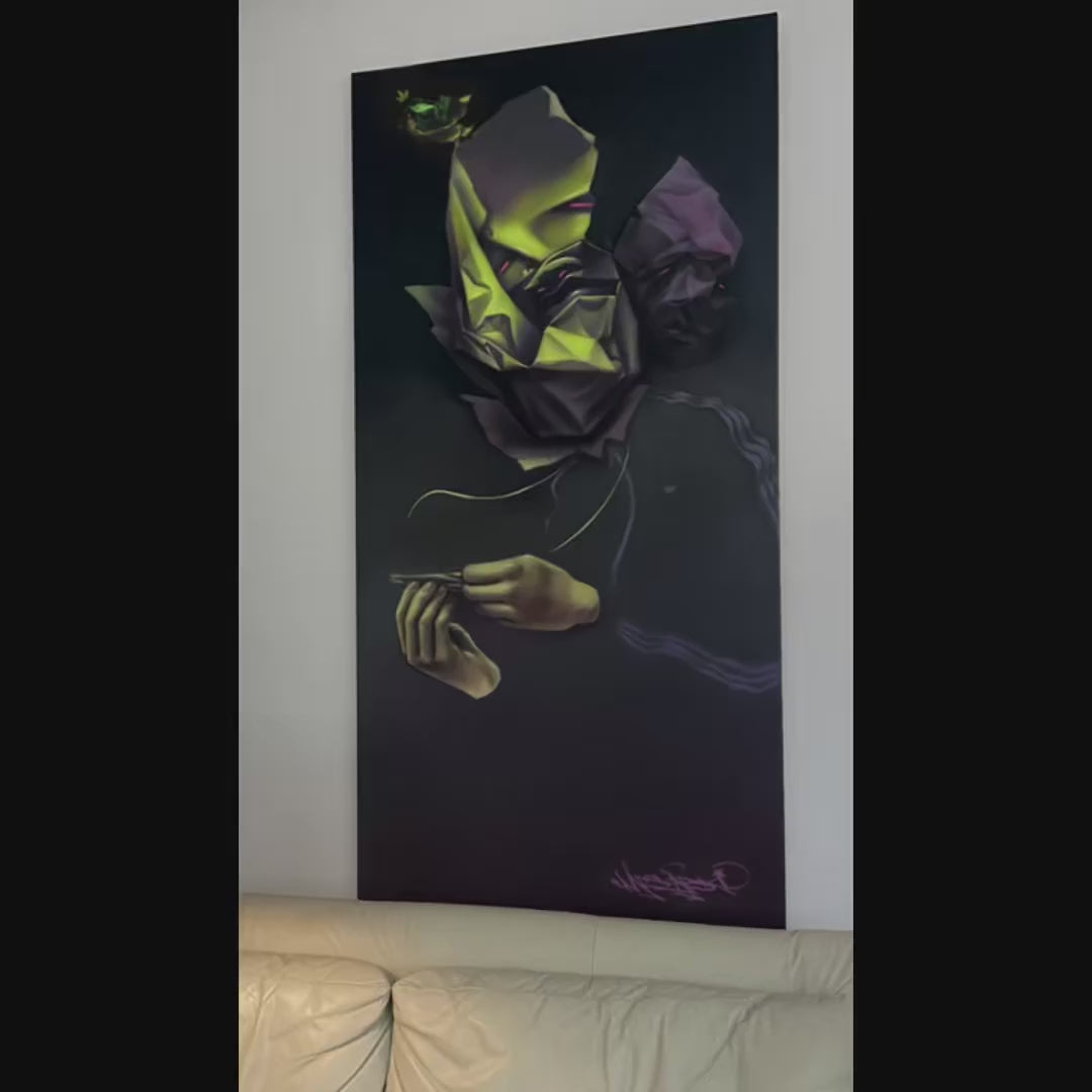 THE RITUAL/Original Painting/ Modern Wall art /Modern interior art/ Luxury Interior Art