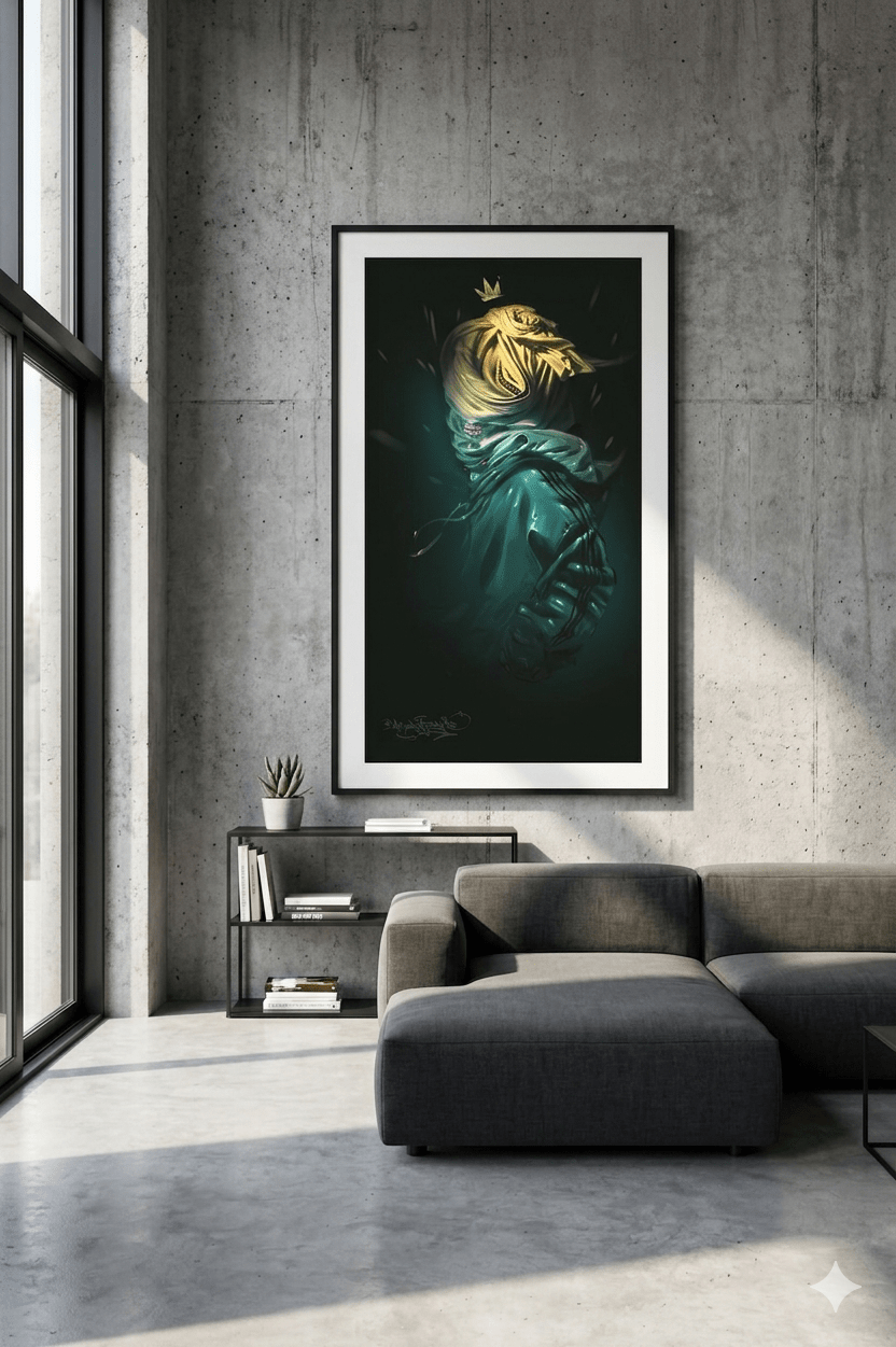 THE THING dark urban fine art print by MR.SOAPSKI ART